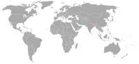 Image of position in world of United Arab Emirates