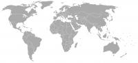 Image of position in world of Tonga